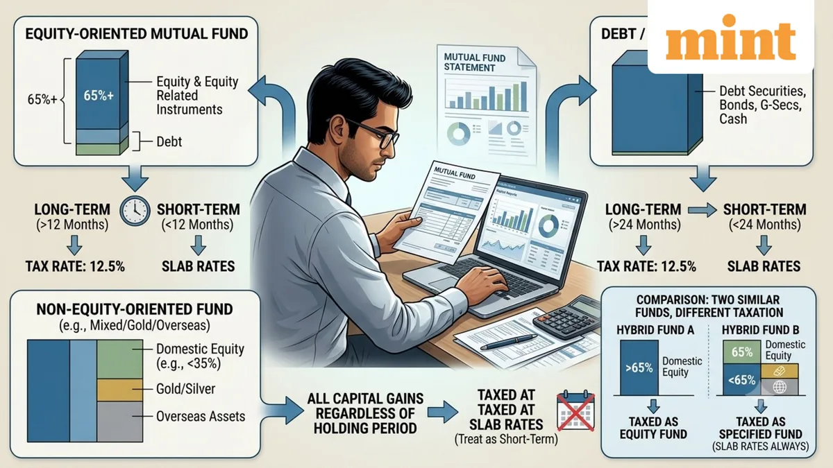 Same mutual fund category, different capital gains tax? How a scheme's portfolio can change your tax bill