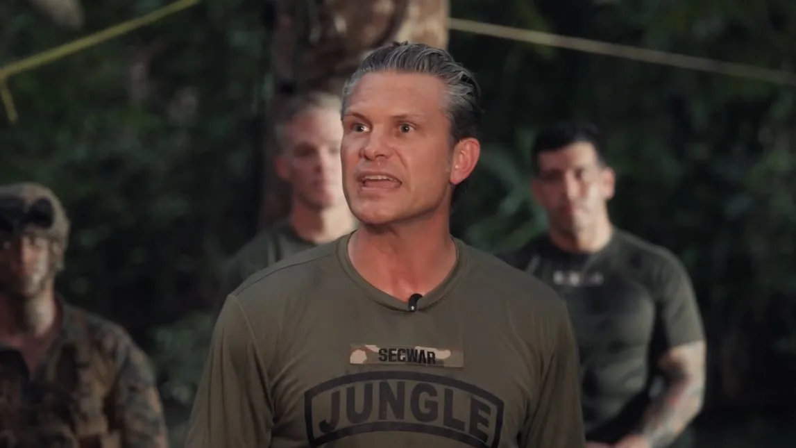Pentagon Pete Drops ‘New’ Motto in Jungle Flex Video