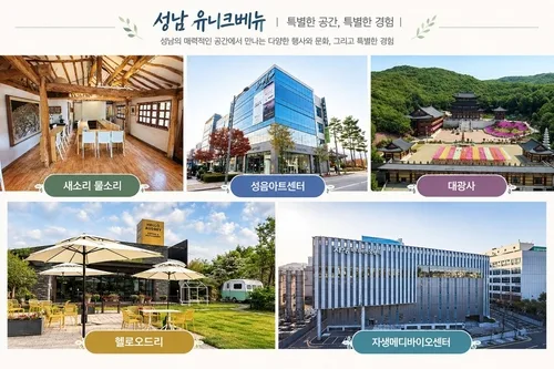 성남시, 대광사 등 이색명소 17곳 '마이스 자원' 육성