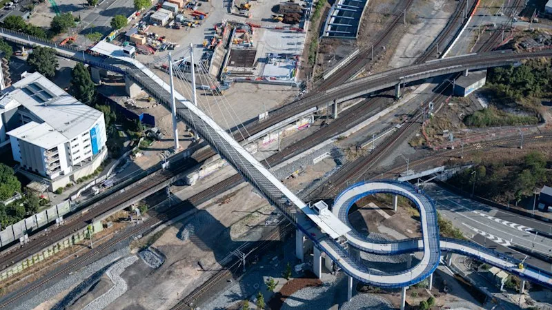 This bridge is a missing walking and cycling link – and it was supposed to open this year
