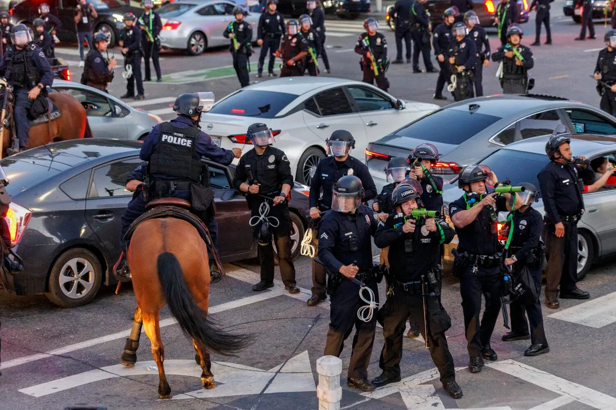435 arrests, $12 million in OT, few lessons learned: LAPD issues report on ICE protests