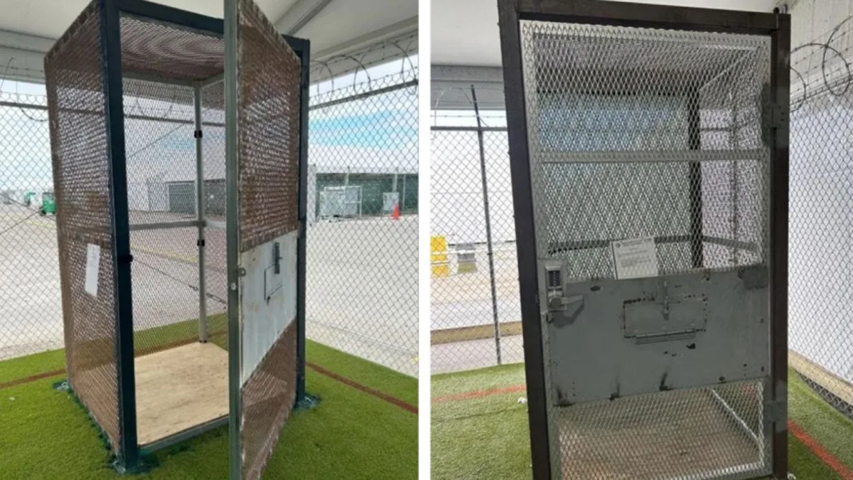 „Alligator Alcatraz“: Gefangene in berüchtigtem Abschiebeknast in Metallkäfige gesperrt