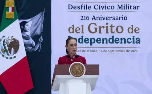 México no se doblega, no se arrodilla y nunca se vende, dice Sheinbaum en Desfile Militar; refrenda defensa a la soberanía