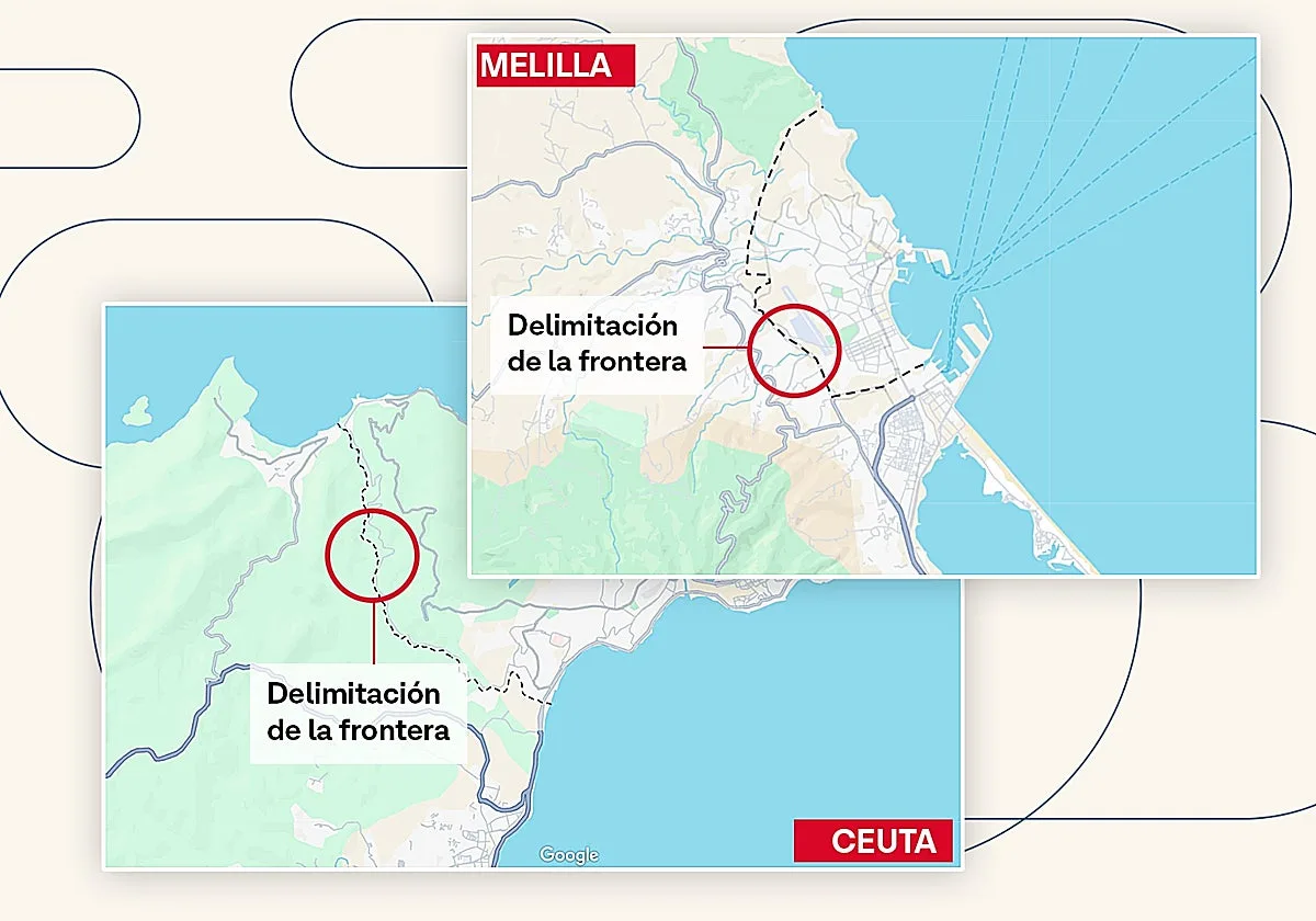 Google Maps no reconoce la soberanía española en la frontera de Ceuta y Melilla