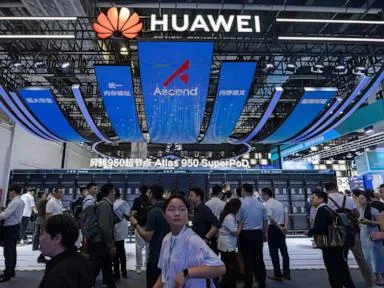 Huawei unveils new chip technologies as Chinese firm steps up the AI race with Nvidia
