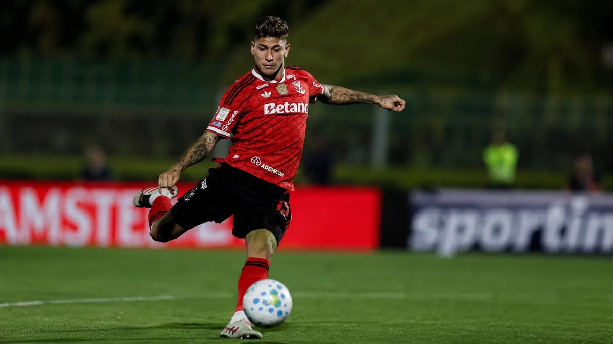 Jorge Carrascal se luce con Flamengo: gol y dos asistencias en goleada 5-1 ante Mirassol