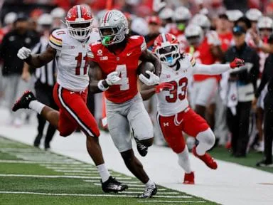 Matchup between 3 elite receivers could overshadow QBs when No. 4 Ohio St. takes on No. 5 Indiana
