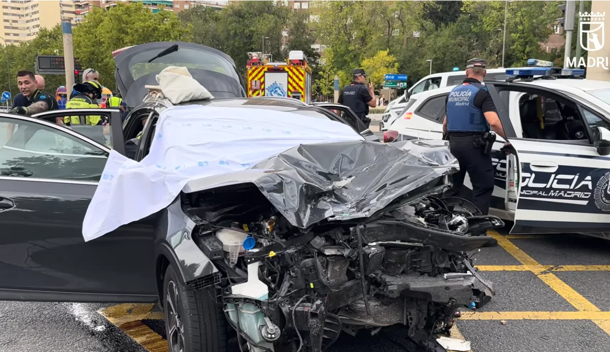 Detenida una conductora tras provocar un accidente mortal en La Vaguada y negarse a realizar la prueba de alcoholemia