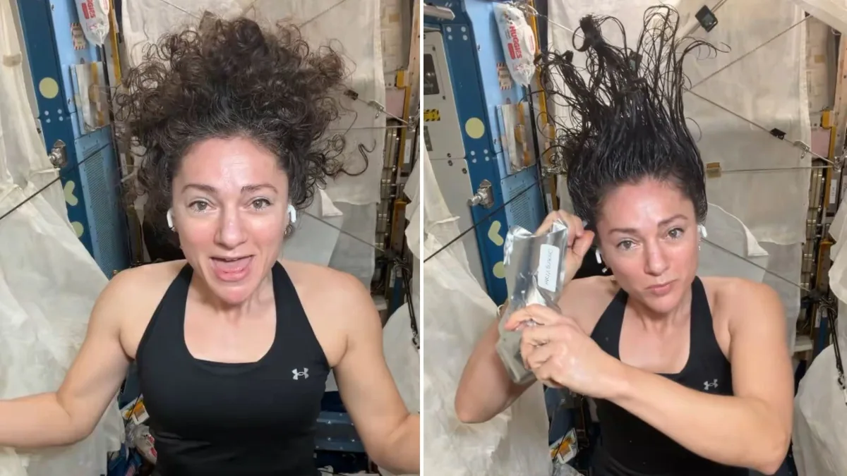Astronauta da Nasa mostra como tratar cabelo em gravidade zero e sem chuveiro; vídeo