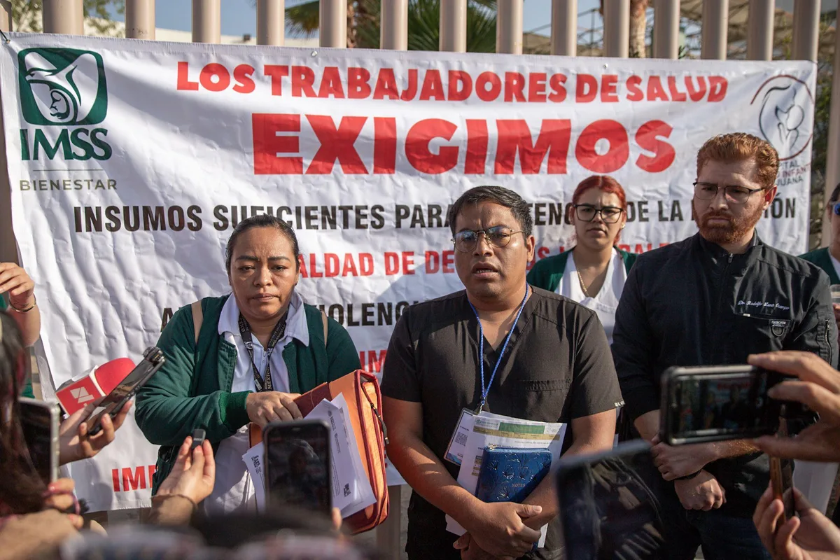 Personal médico de Tamaulipas protesta por falta de insumos; exigen condiciones dignas para trabajar