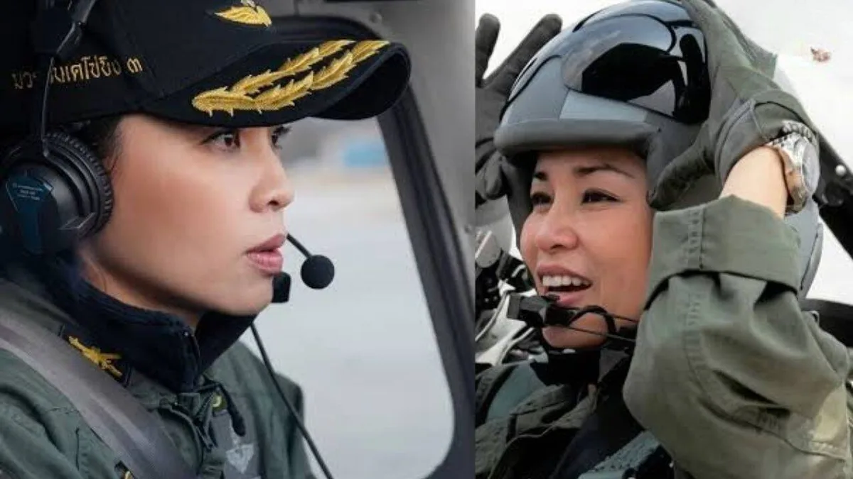 From flight attendant to fighter pilot: Thailand’s Queen Suthida flies Gripen solo
