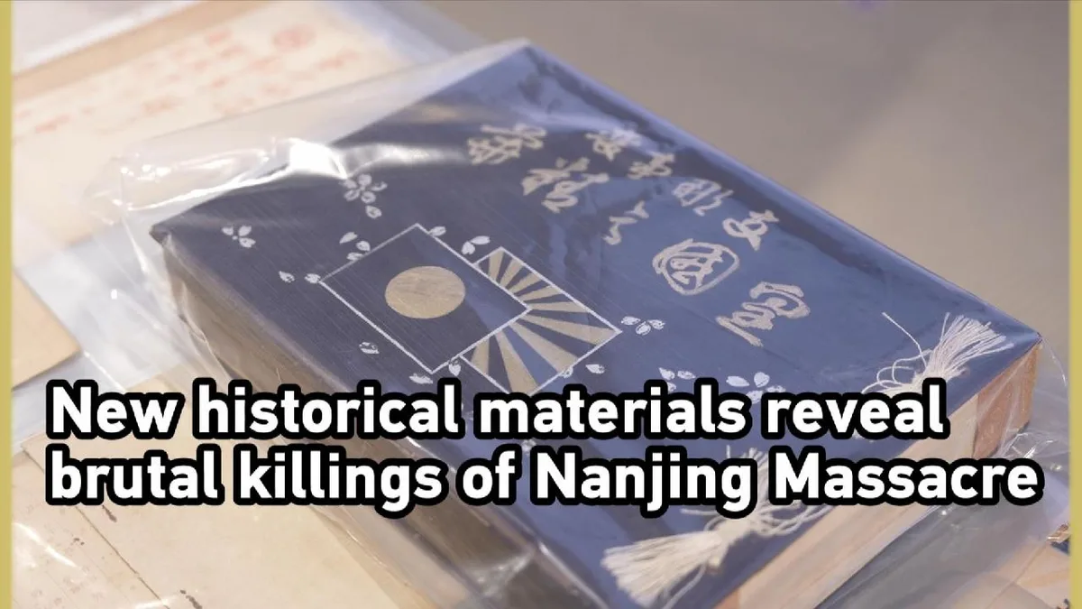 New historical materials reveal brutal killings of Nanjing Massacre