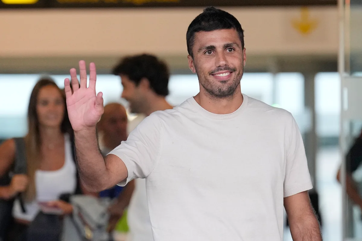 Rodri llega a Barcelona para fichar por el Barça: "Es un sueño"