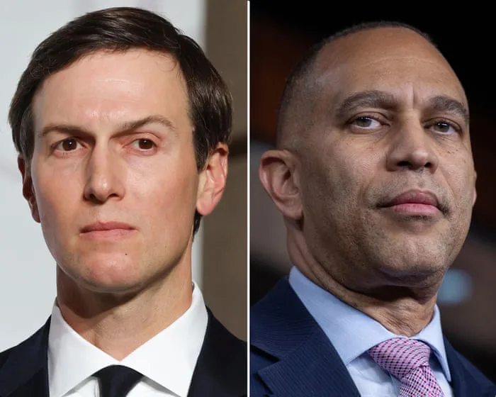 Hakeem Jeffries meeting with Jared Kushner sparks backlash amongst Democrats ahead of midterm elections – live