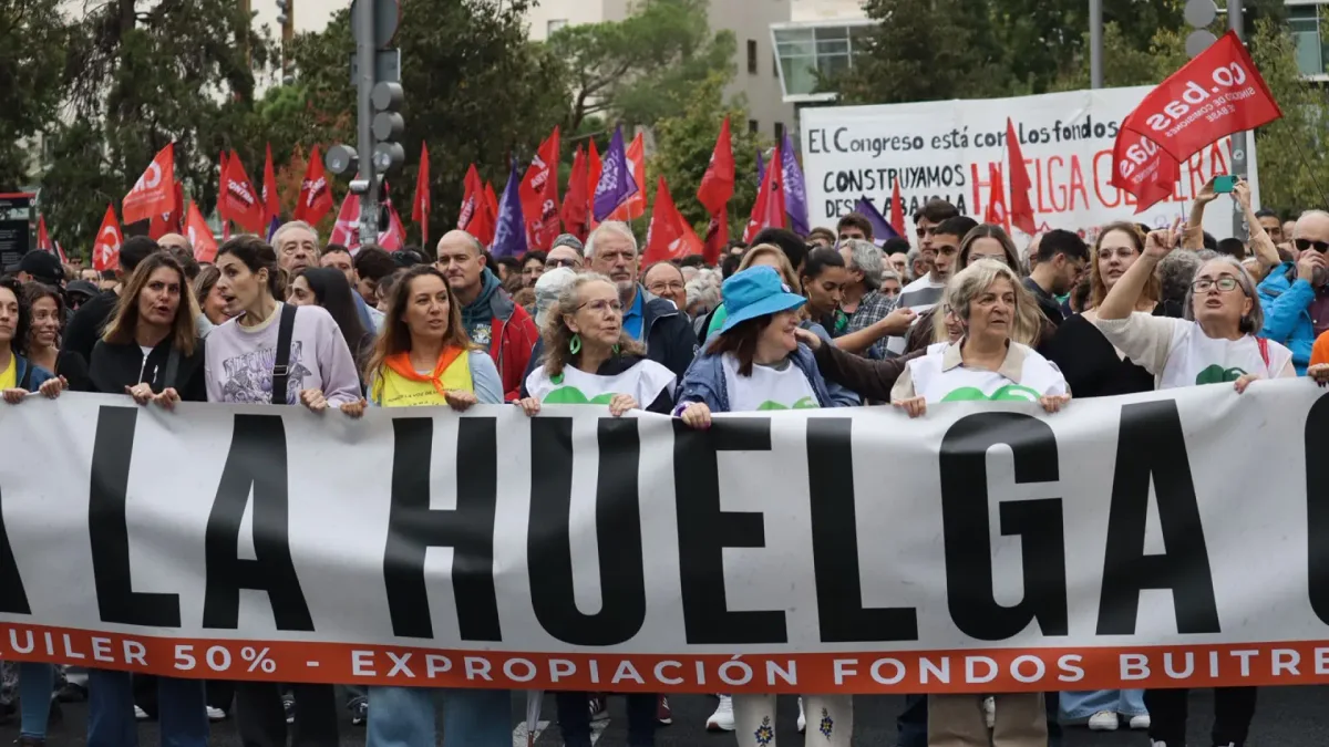 Huelga general por la vivienda: fecha, reivindicaciones de los sindicatos y los derechos de los trabajadores