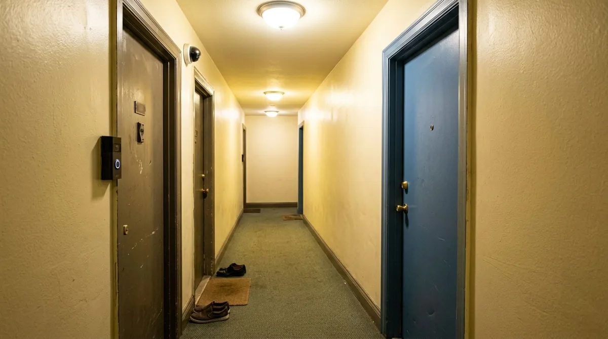 Morador instala campainha com câmera na porta do apartamento e vizinho descobre que o aparelho registra toda vez que ele entra em casa, recebe visitas ou deixa encomendas no corredor