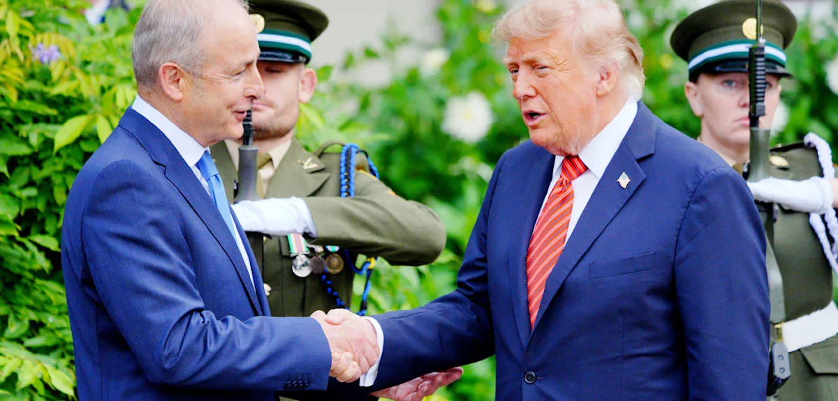Trump spricht sich für Wiedervereinigung von Irland und Nordirland aus