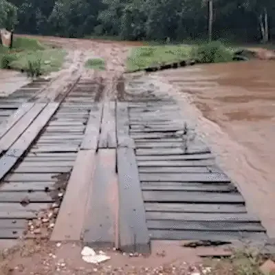 Temporal destelha 25 casas, derruba 20 árvores e afeta estradas em Amambai