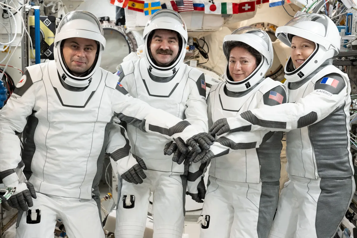 4 people on NASA's Crew-12 mission return to Earth after 8 months in space