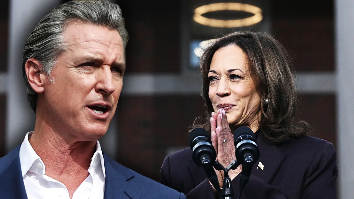 Gavin Newsom On Kamala Harris: “I Wouldn’t Run If She Ran”