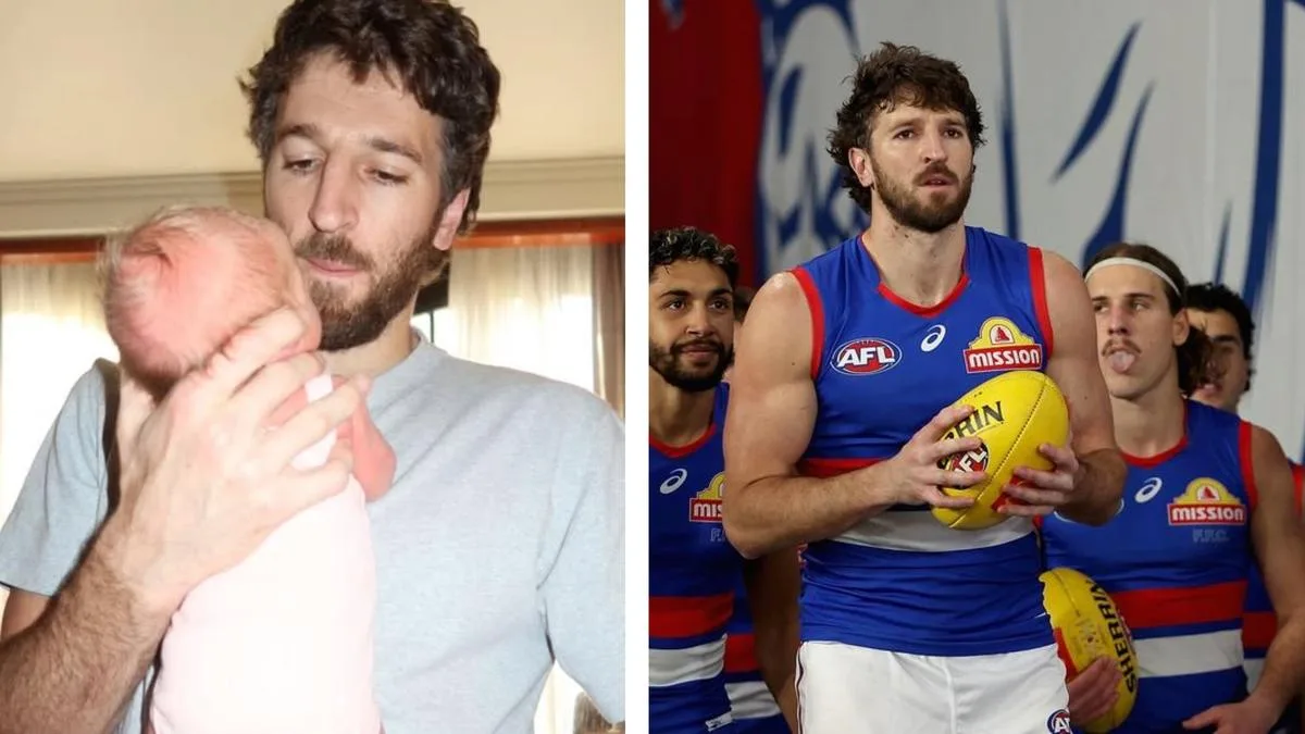 Western Bulldogs captain Marcus Bontempelli and wife Neila welcome first child Daisy
