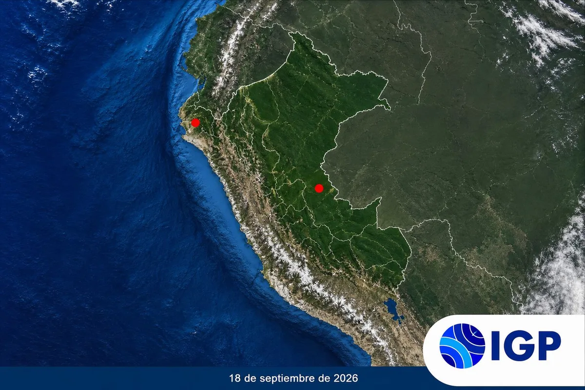 Temblor hoy en Perú EN VIVO: últimos sismos, epicentro y reporte del IGP del 18 de septiembre de 2026