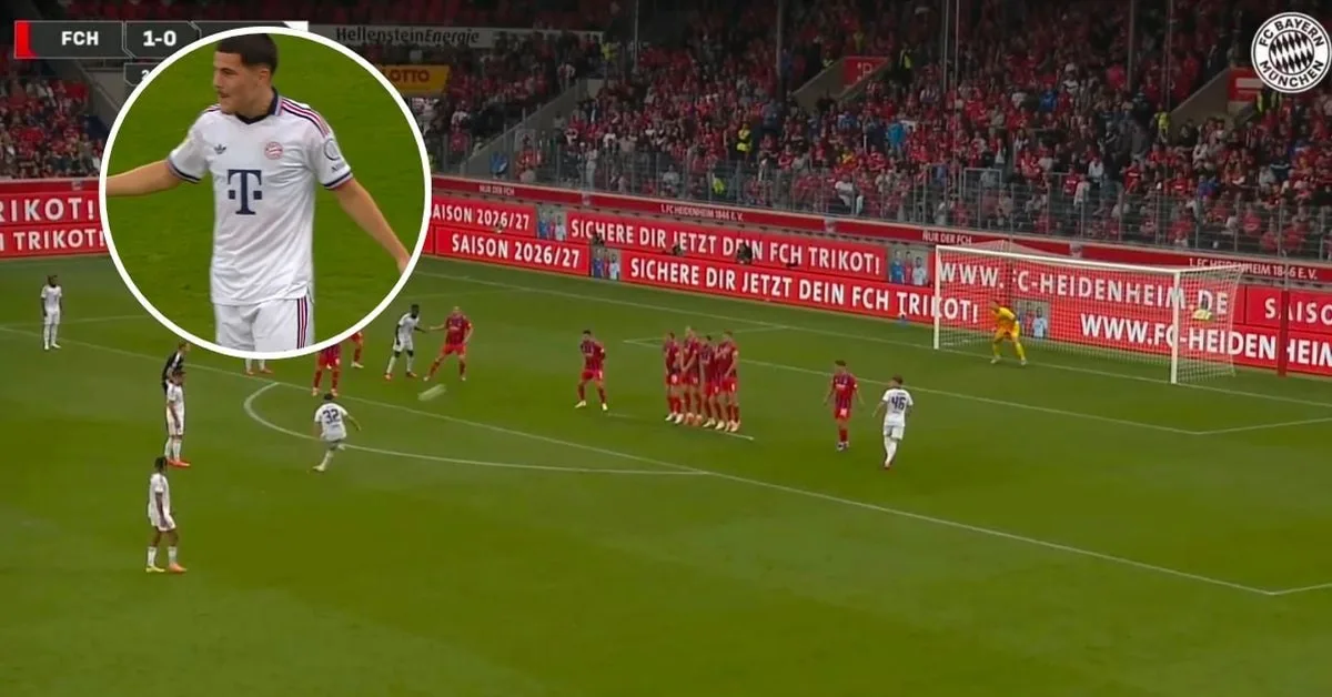 Golazo de Felipe Chávez, de tiro libre, con Bayern Múnich: el peruano la clavó al ángulo en último amistoso