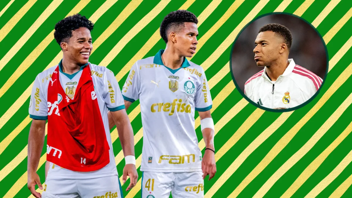 ‘Gosto do Estêvão e do Endrick’: Kylian Mbappé revela por que admira joias brasileiras