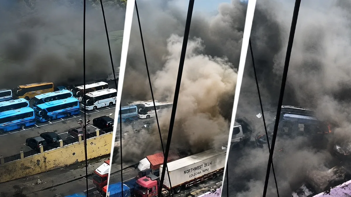 Multi-level parking collapses; cars, buses swept away in Tibet during flash floods