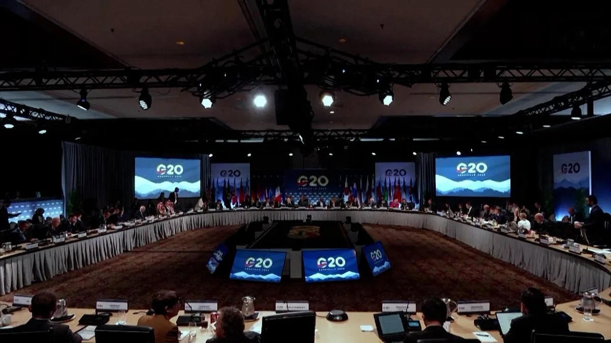 G20 finance ministers wrap up meeting in US state of North Carolina