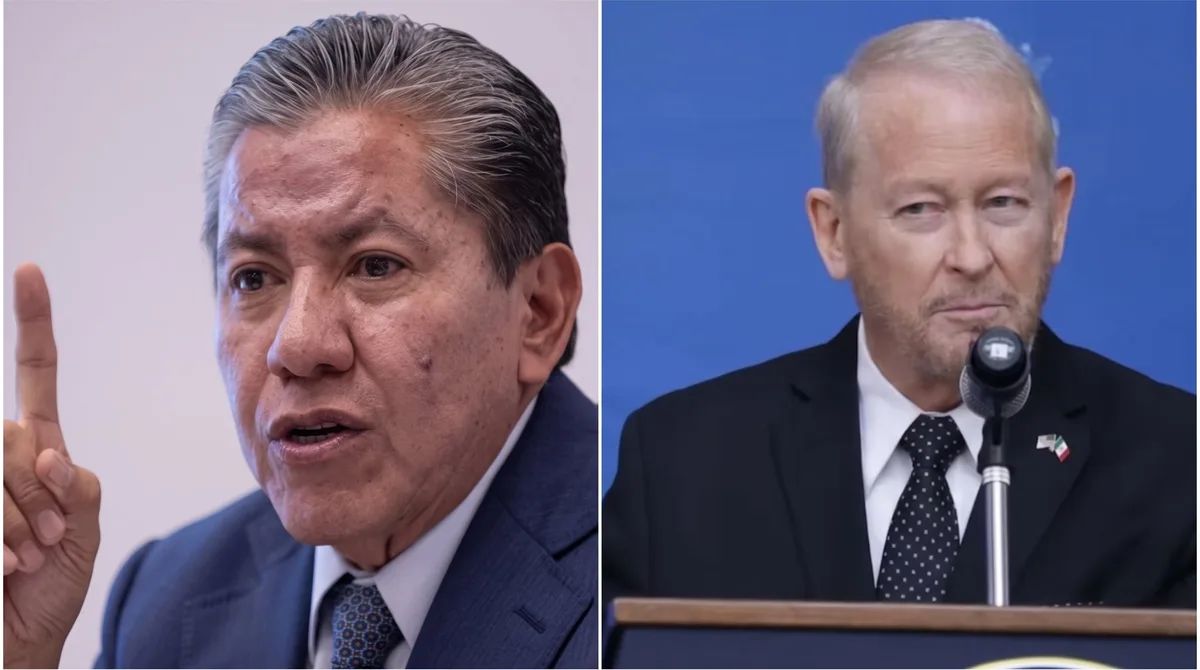 David Monreal presume avances en seguridad, pero embajador de EEUU recuerda el coche bomba de Zacatecas