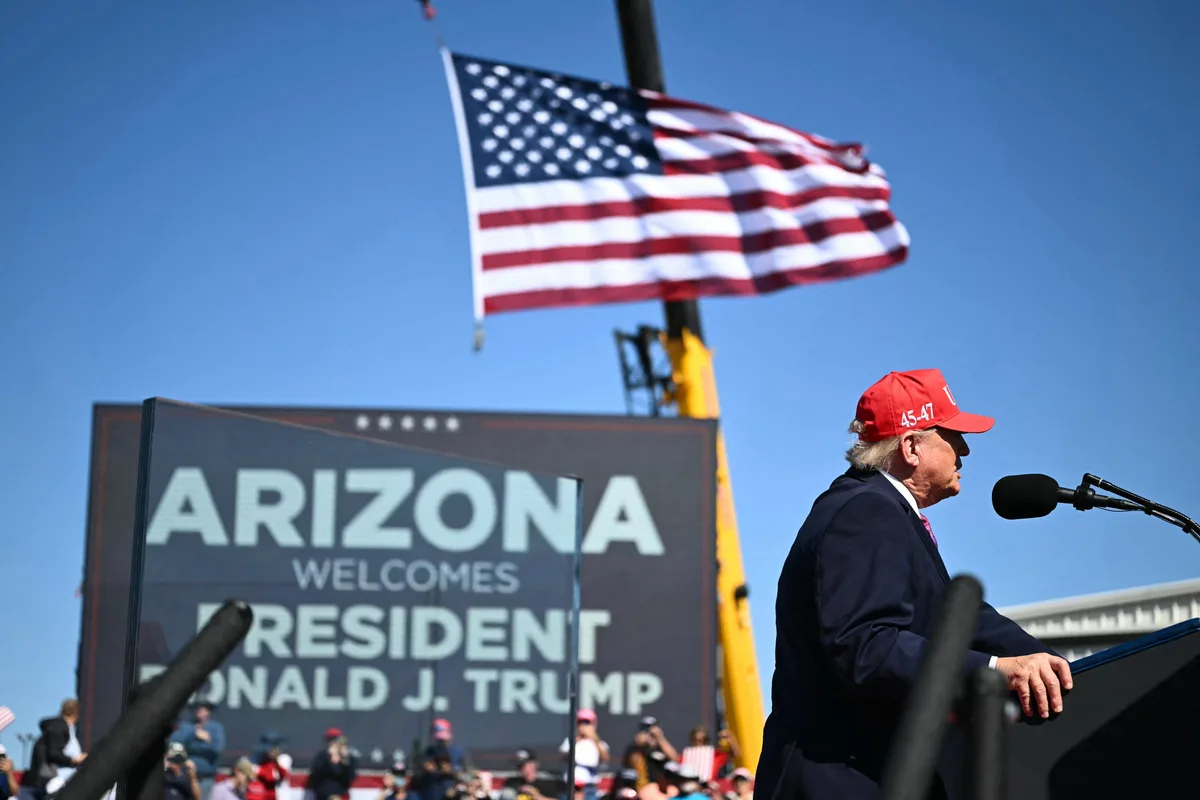 Trump promised a swing district blitz. He's going to a lot of very red states