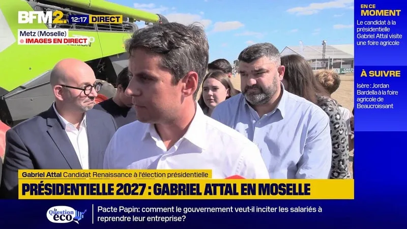 Présidentielle: "Je n'ai pas peur de la primaire", répond Gabriel Attal