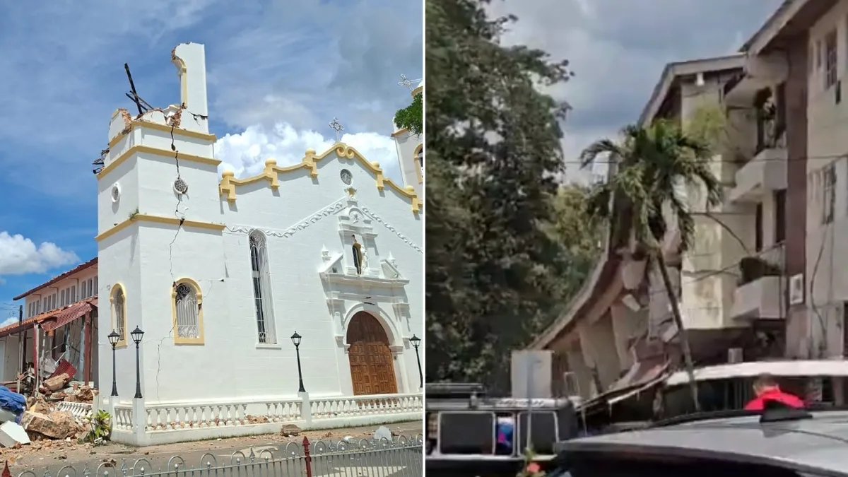 Brasileiro relata queda de marquises, prédios esvaziados e ruas cheias após terremoto no Panamá: 'Susto é grande'
