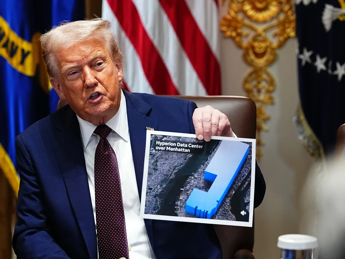 Trump says data centers are a 'golden goose' and communities will end up 'poor' without them