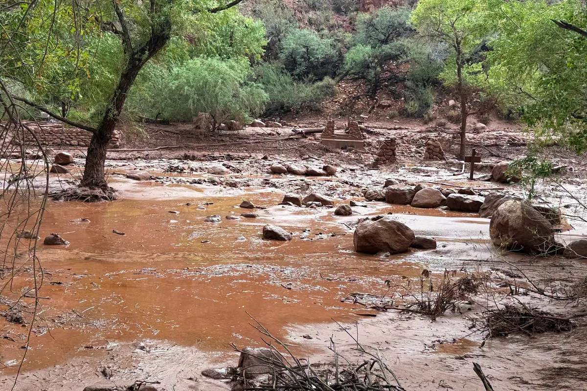 Grand Canyon search continues for 15 missing after flash flood destruction, two deaths