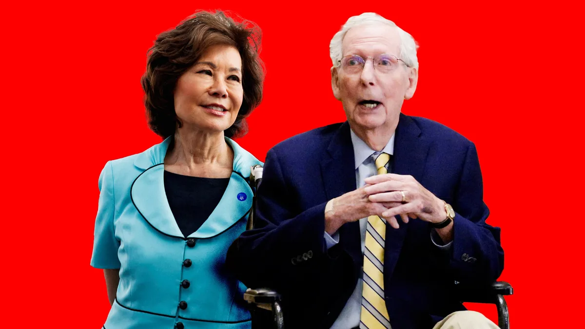 New Mystery Over Elaine Chao as Mitch McConnell Finally Returns