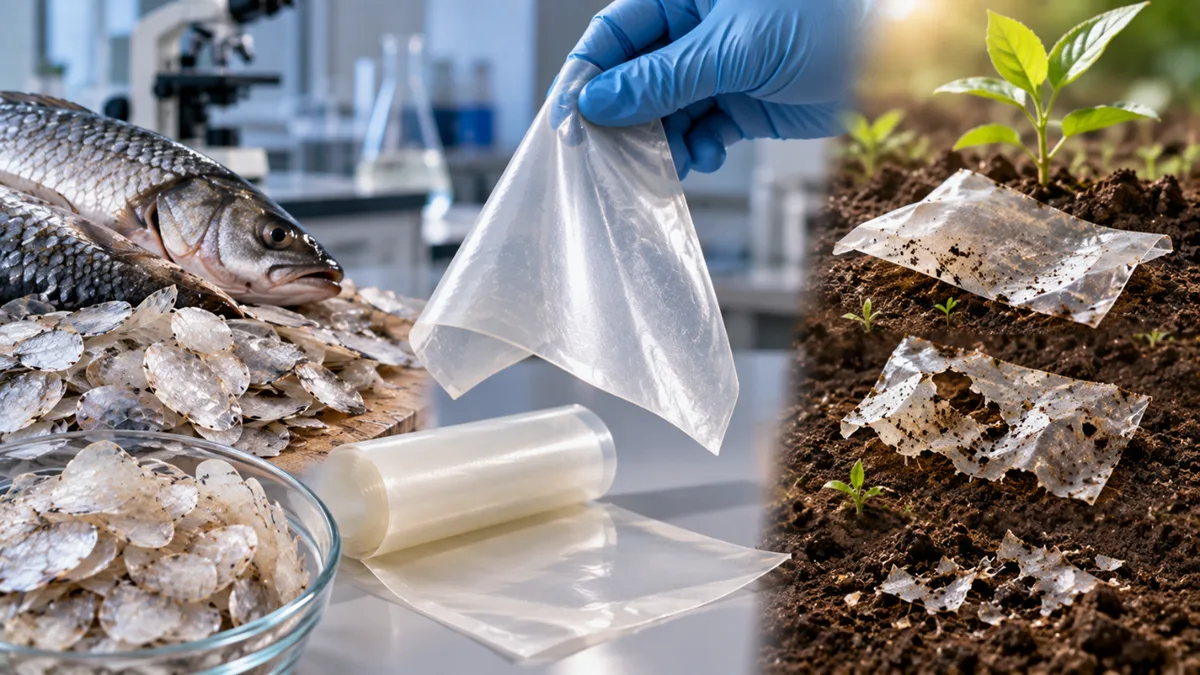 Scientists turn fish scales into biodegradable plastic that breaks down in soil in just 8 weeks