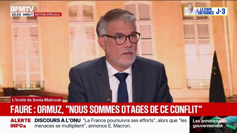 Aides sur les prix des carburants: "Il y a des éléments positifs", reconnaît Olivier Faure, Premier secrétaire du Parti socialiste et candidat à la primaire
