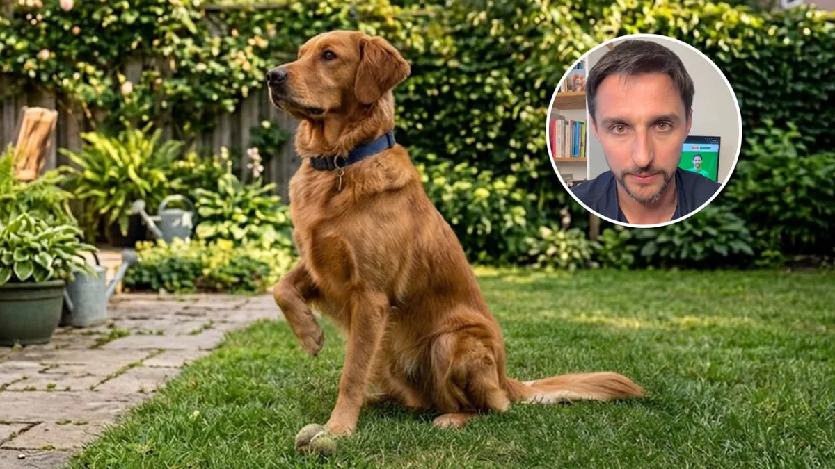 Juan Liquindoli, experto en perros: “Si tu mascota levanta la pata y se queda en modo estatua, puede estar pidiéndote ayuda”
