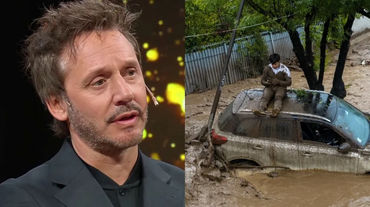 La angustia de Benjamín Vicuña al ver los destrozos que causó el aluvión en Santiago de Chile: “En mi país en estos momentos”