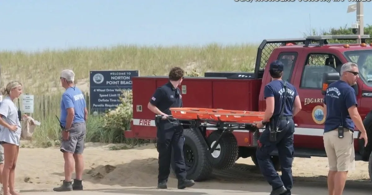 Woman gets potential shark bite off Martha's Vineyard, in the same town "Jaws" was filmed