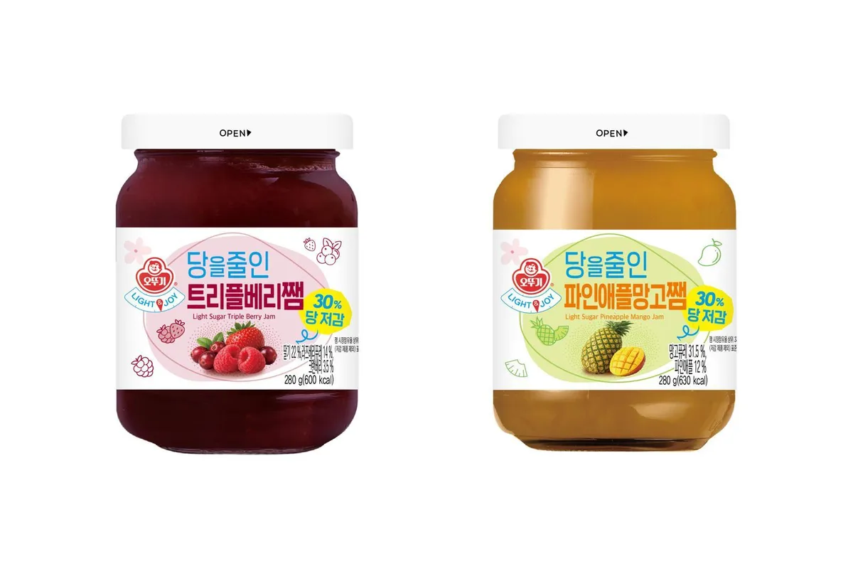 오뚜기, ‘라이트앤조이 당을 줄인 쨈’ 2종 출시…“당 함량 30% 낮춰”