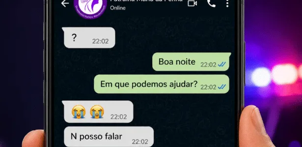 Filho usa emojis e interrogação para pedir socorro para a mãe em Cabo Frio