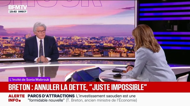 "Une dette qui s'annule, quatre pays l’ont fait, ça a été à chaque fois catastrophique", détaille Thierry Breton, ancien ministre de l'Économie