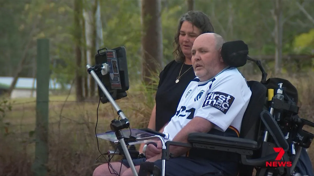 Logan father with MND fights for change after being blocked from life-extending surgery