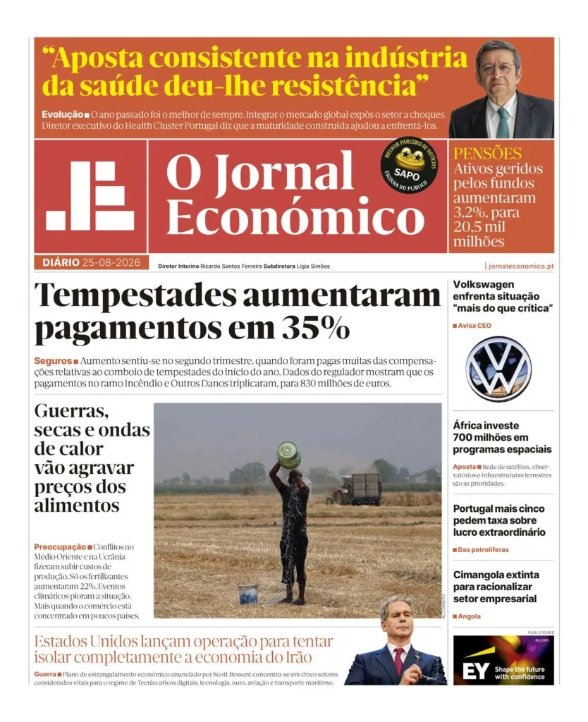 Tempestades aumentaram pagamentos em 35%. Leia aqui o JE Diário