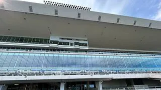 Jinete Atleta Meridiano reta a R Disaster en el Gallant Bloom Stakes (G2)