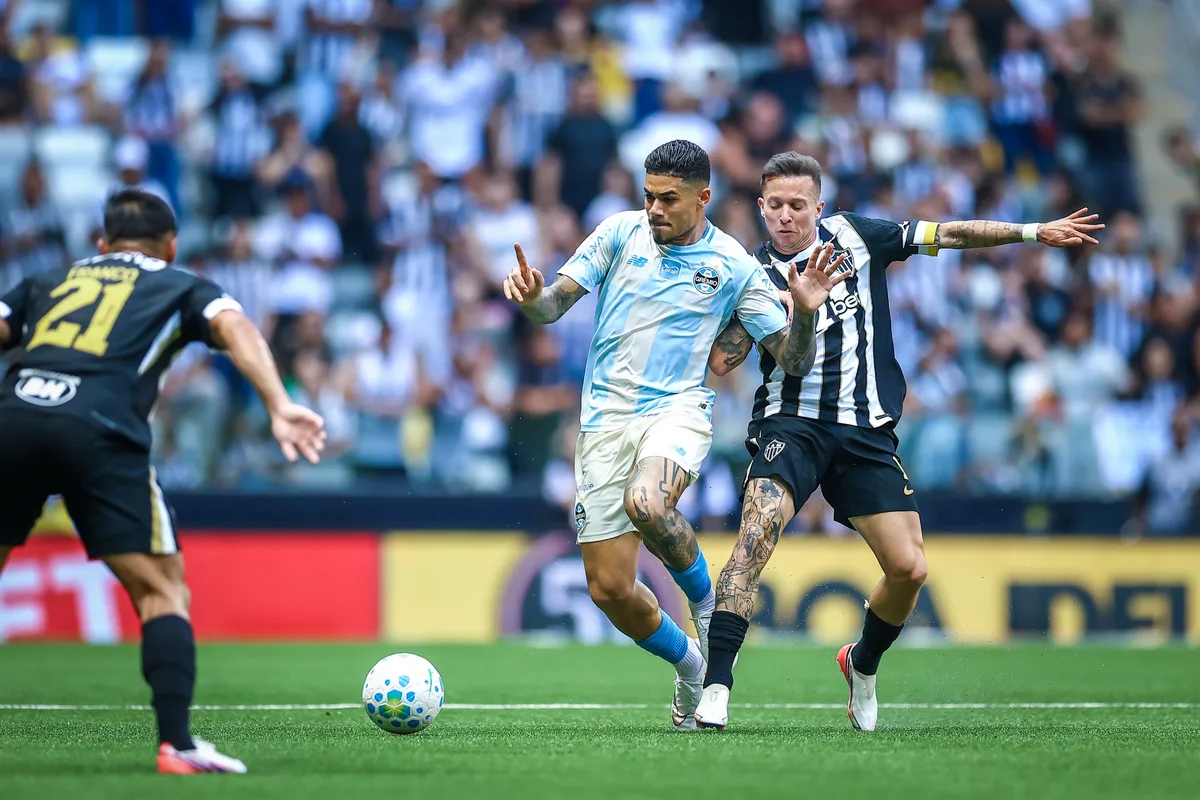 Atuações do Grêmio: Luís Castro é o pior em derrota para o Atlético-MG; dê suas notas