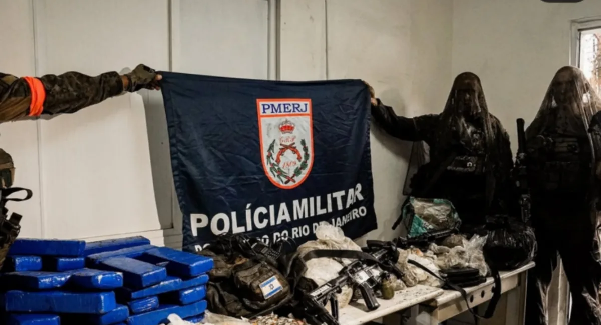 Preso no Complexo de Israel usava colete com bandeira do país